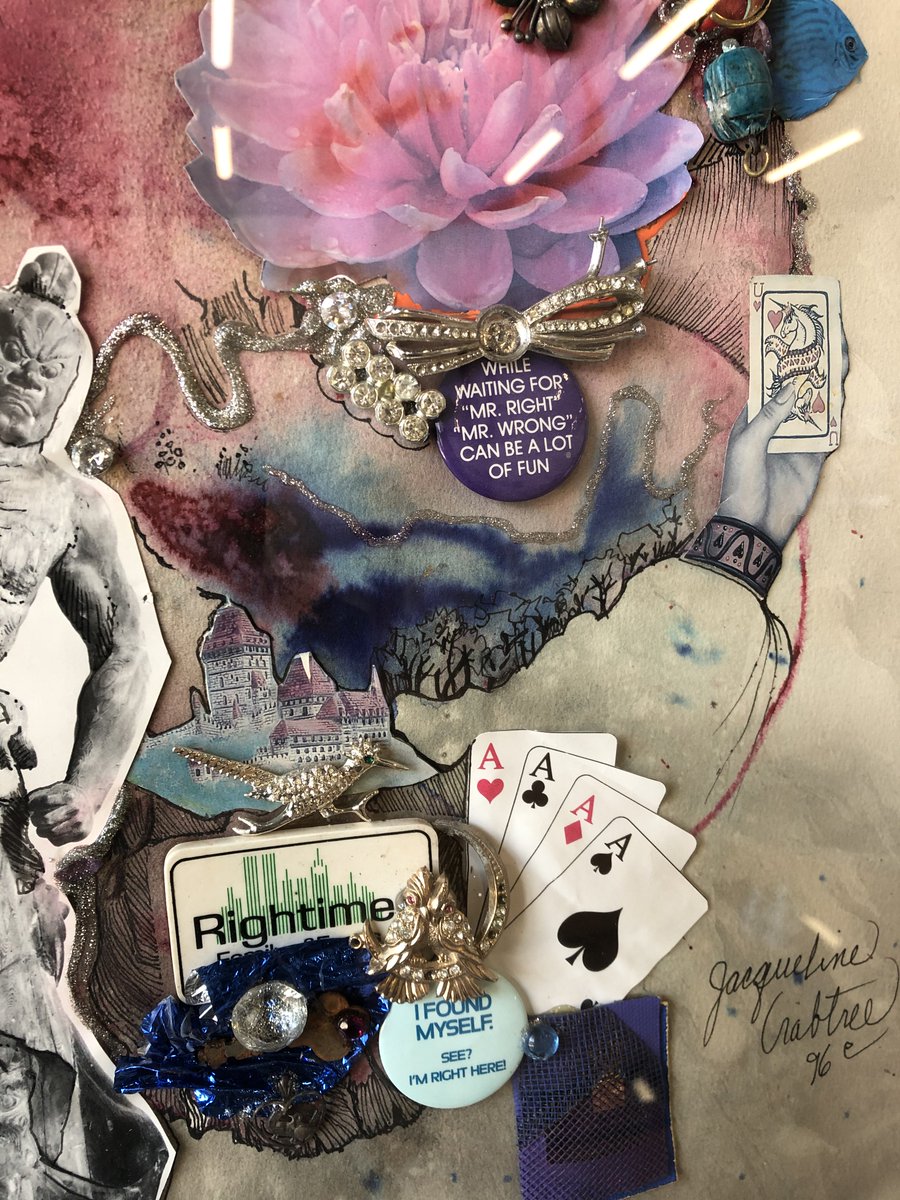 TheMTPA's tweet photo. We're loving this collage piece from our featured artist of the day: Jacqueline Crabtree. 

What keeps you inspired during quarantine? https://t.co/wLtsuZ3rZr