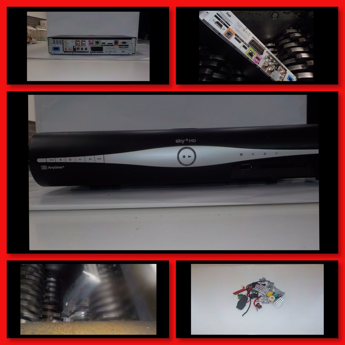 manchip3media's tweet photo. Secure destruction of all data on this @SkyUK box.
#M3Media #SecureDestruction #dataprotection https://t.co/gOFExzrJGD