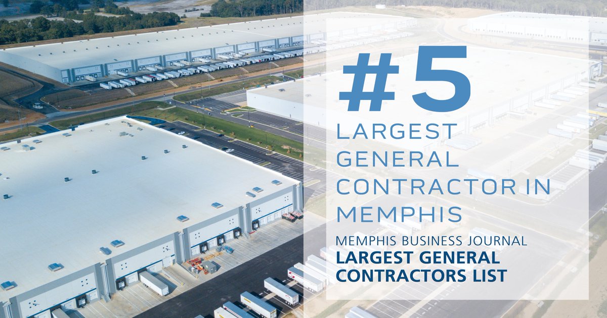 alstonconstruct's tweet photo. Congratulations to our Memphis office who is the @MBJMemphis 5th Largest General Contractor on this year's list. #generalcontractor #congratulations #realestate #memphis #construction #contractor #buildmemphis https://t.co/dBAVU3o7Wj