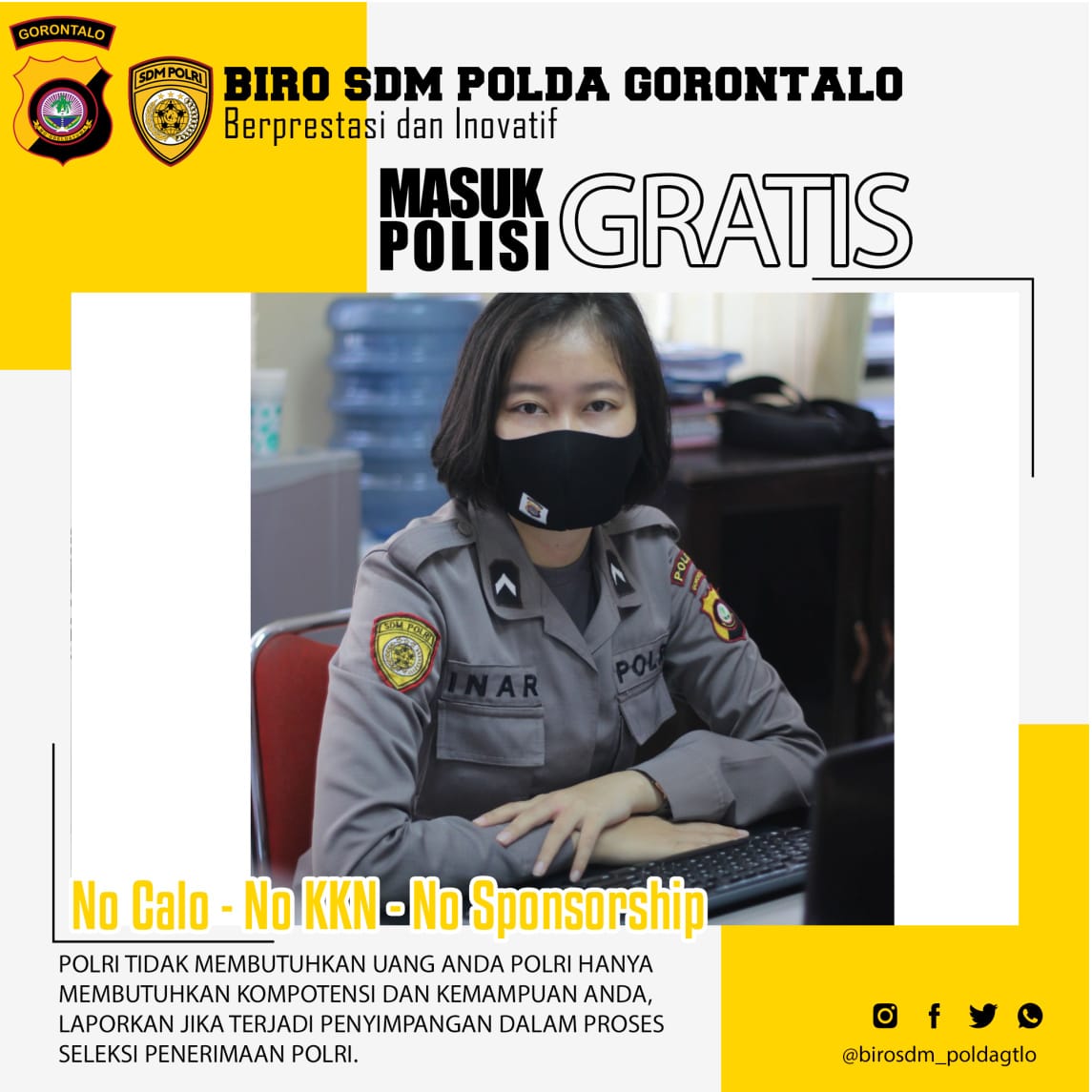 ImToduho's tweet photo. Masuk polri gratis 
No calo
No KKN 
Sponsorship 

#Ssdm_polri 
#BiroSdm_polda 
#masukpolrigratis https://t.co/idAe7iKOSH