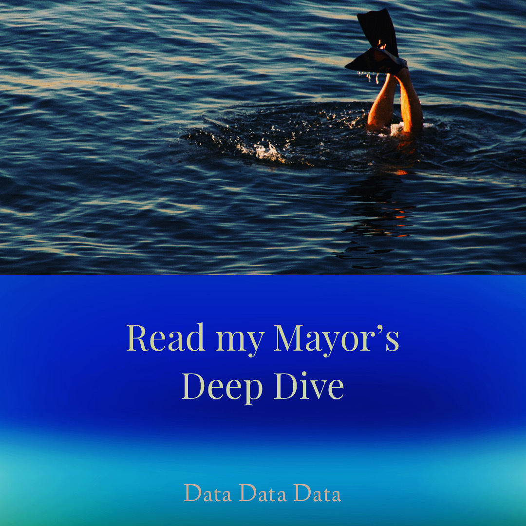 My newest Mayor’s message is out.  It’s called “Mayor’s Deep Dive.”  Wondering what the data is showing?  Take the dive with me.  conta.cc/3bMpyth