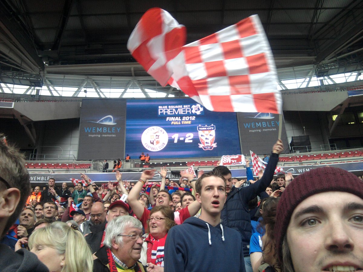 dashwortley's tweet photo. 8 years ago today! #wembleytwice #yctid #ycfc https://t.co/bxvc5eaMn7