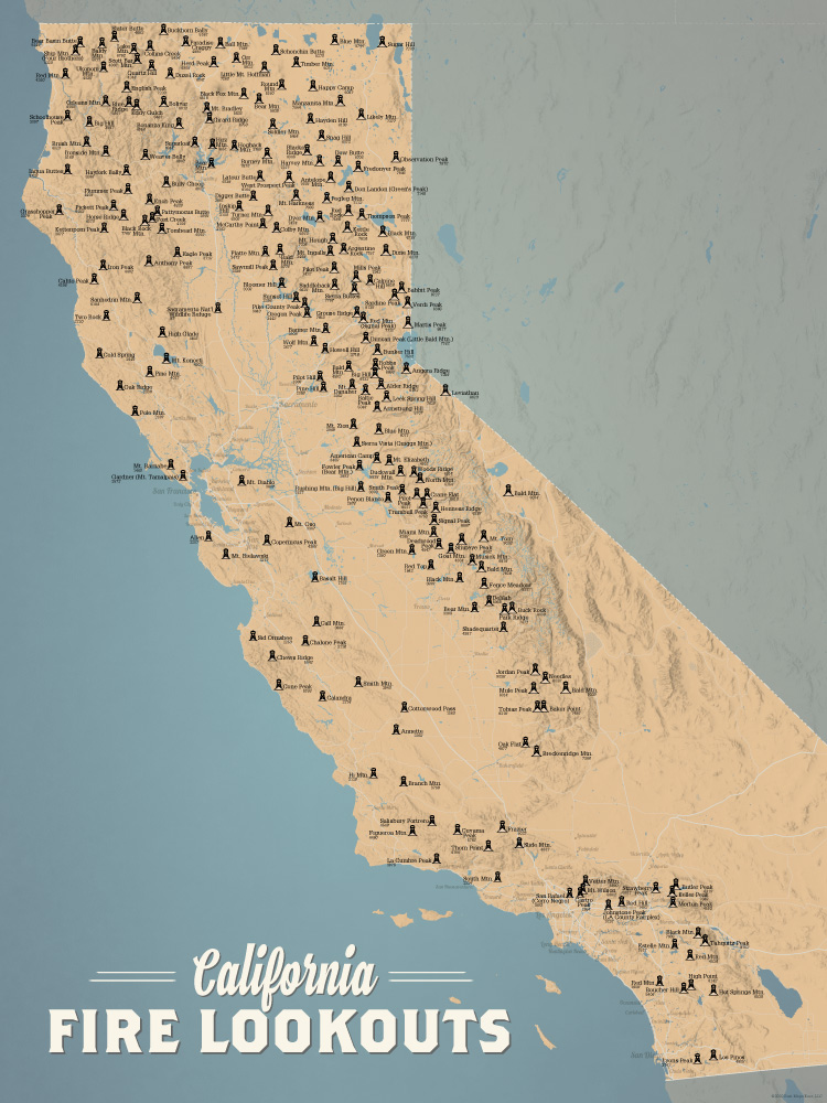 BestMapsEver's tweet image. Our line of fire lookout maps now includes California #lookouts #firetowers
bestmapsever.com/products/calif…