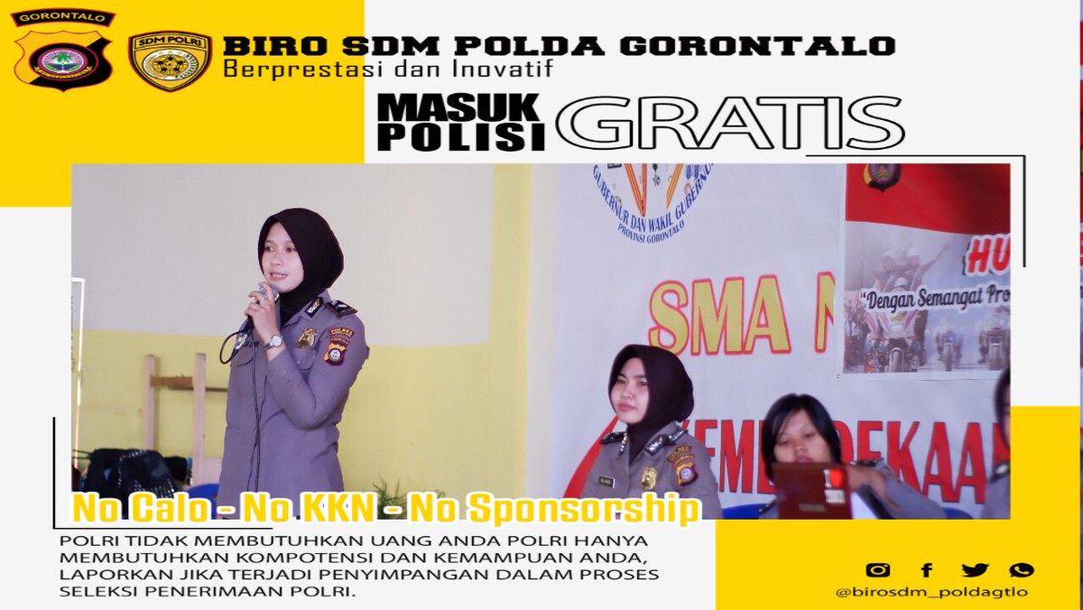 ImToduho's tweet photo. Masuk polri gratis 
No calo
No KKN 
Sponsorship 

#Ssdm_polri 
#BiroSdm_polda 
#masukpolrigratis https://t.co/UtHzYIgdbs