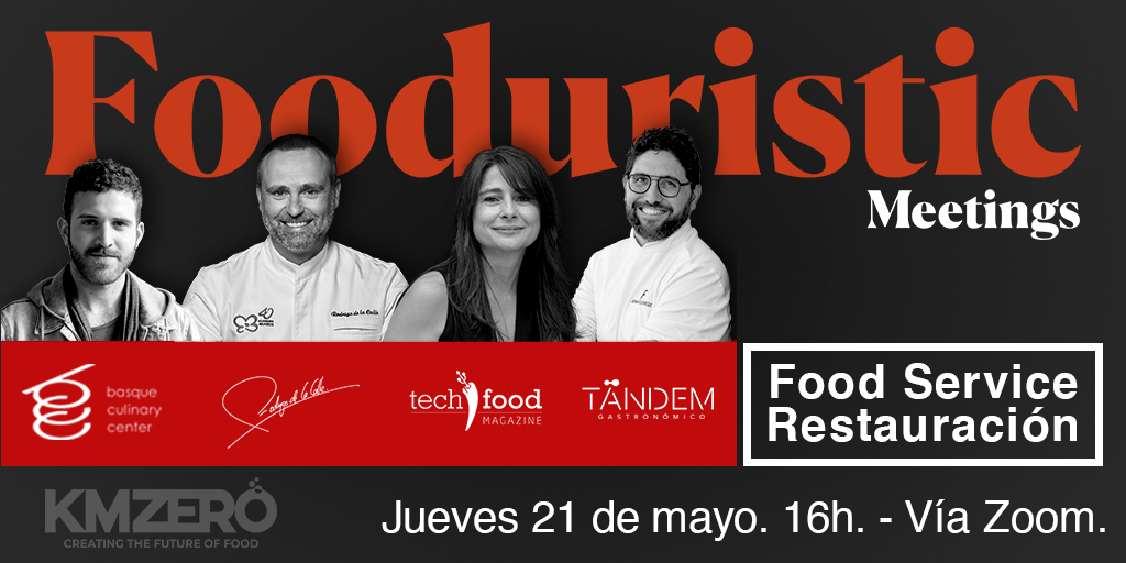 🗣️Charla virtual con los reconocidos chefs y asesores gastronómicos <a href="/rdelacalle/">Rodrigo de la Calle</a> y <a href="/Ger_Carrizo/">GERMÁN CARRIZO</a> y además, <a href="/beatrizromanos/">Beatriz Romanos</a> de @techfood_mag y José Peláez de <a href="/bculinary/">BasqueCulinaryCenter</a> ¿Te la vas a perder? 
🗓️21/05 - 16h 
¡Apúntate! bit.ly/3dQLm8O 
#foodservice #alimentación #covid19