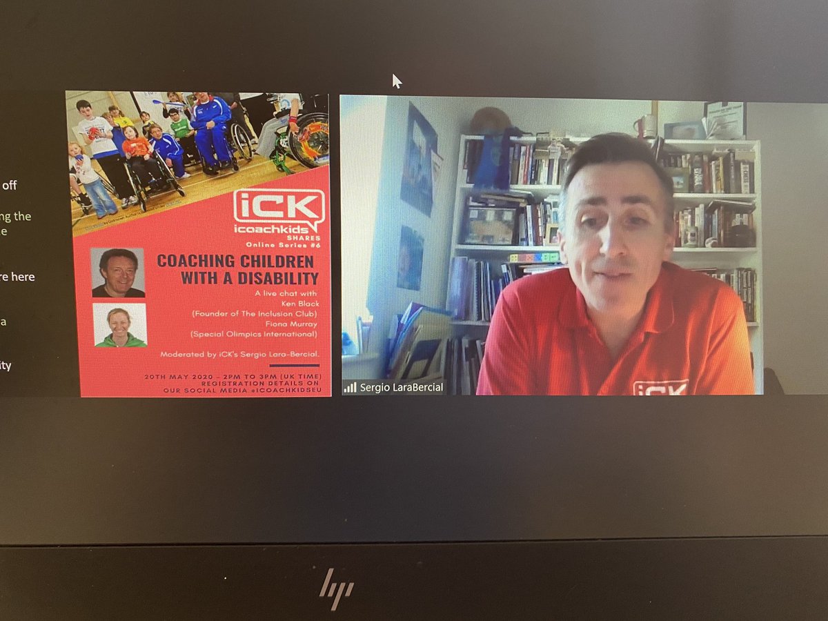 lisakelly81's tweet photo. Great webinar @iCoachKidsEU with @murrayfi &amp; #Kenblack @DrSergioLara_EU #coachingchildrenwithDisability learning &amp; #upskilling #knowledge with @dccsportsrec @nuala_odonovan https://t.co/OCpULTyPPL