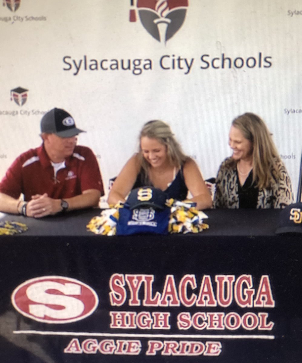SHSAggieSoftbal's tweet photo. Congrats to Aurielle Turner and Neeley-Scott Wilkinson on signing college scholarships to continue their softball careers.  AT signed with @WarnerU and NS signed with @SUSCCSoftball .  We are so proud of you ladies! https://t.co/pmX03F6Q4b