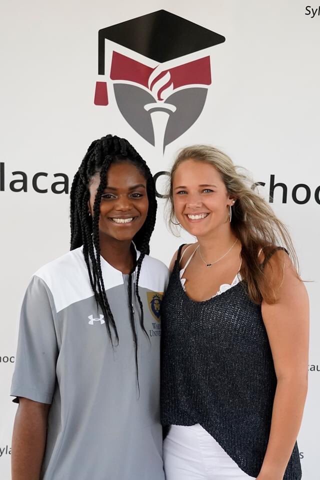 SHSAggieSoftbal's tweet photo. Congrats to Aurielle Turner and Neeley-Scott Wilkinson on signing college scholarships to continue their softball careers.  AT signed with @WarnerU and NS signed with @SUSCCSoftball .  We are so proud of you ladies! https://t.co/pmX03F6Q4b