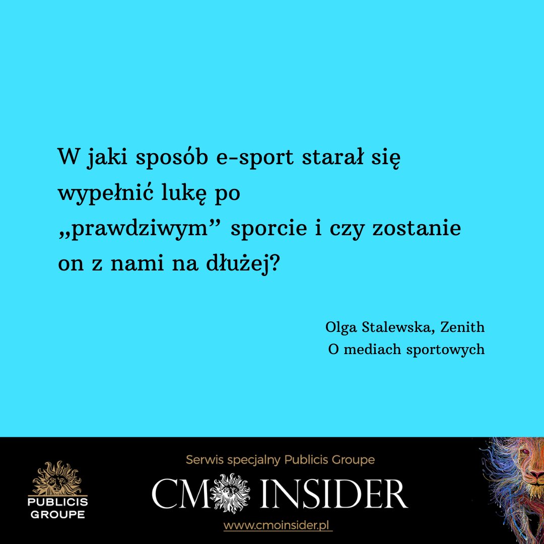 MSL_PL's tweet image. W dzisiejszym cmoinsider.pl:
- Czy e-sport zostaje z nami na dłużej?
- Kryzys pandemiczny, jako szansa dla CMO 
- Czy pidżama stanie się nowym garniturem?
- Zmiany nawyków zakupowych w Chinach i co one oznaczają dla nas 
Czytajcie! Polecamy!
#PublicisGroupe #cmoinsider