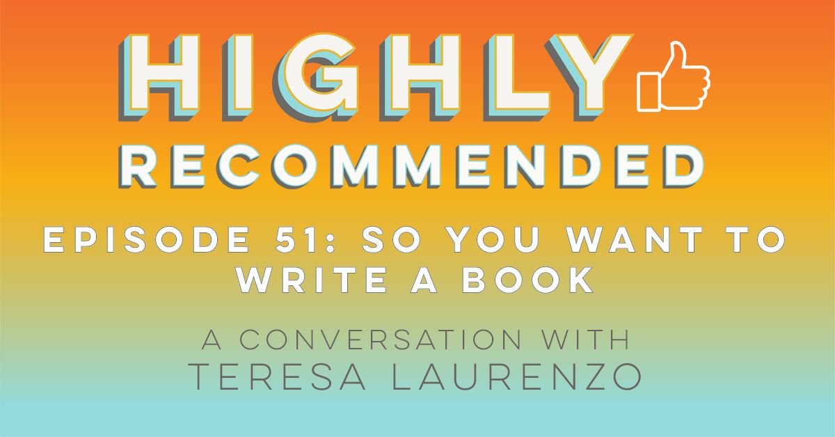 recopod's tweet photo. On this week's episode of "Highly Recommended," independent author Teresa Laurenzo talks about how she turned her late mother’s childhood stories into a young adult novel and what she learned in the process. Plus, more binge recos!  #podcast https://t.co/5aBPxSDMjj https://t.co/c1YSTRGcnI