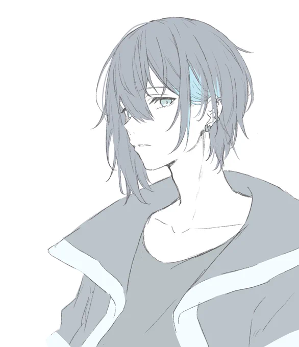 最近寝る前に描いてたワンドロ ぶるーず 