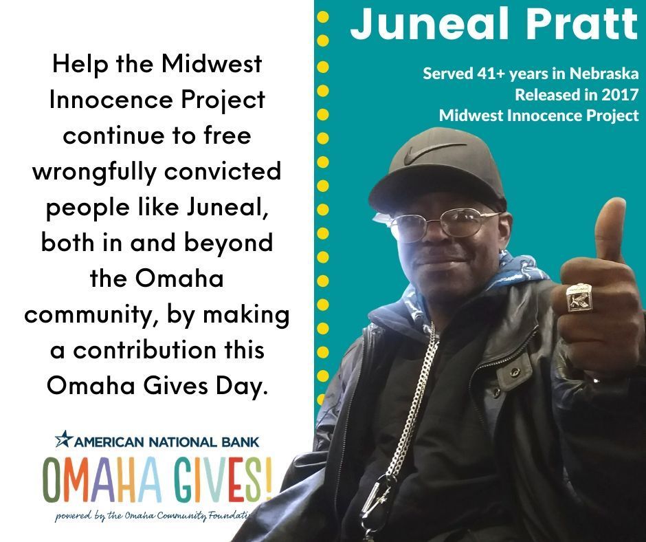 The_MIP's tweet photo. Today is #OmahaGives! This 24-hour online giving event is an opportunity for you to assist non-profits like MIP. And we need your support! Please donate here: https://t.co/AGNGMLFuIS
#OmahaGivesDay #WhyIGiveOG #MIP #MidwestInnocenceProject https://t.co/ieMOviPmp0