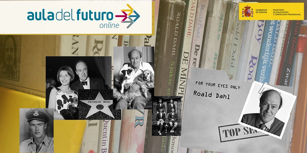 🤔¿Conoces a Roald Dahl? Con esta nueva actividad del #AulaDelFuturo online te proponemos un viaje para descubrir a este escritor noruego navegando entre las páginas virtuales de su vida y obras. 
📚 #fcl_es 👉fcl.intef.es/el-aula-del-fu…