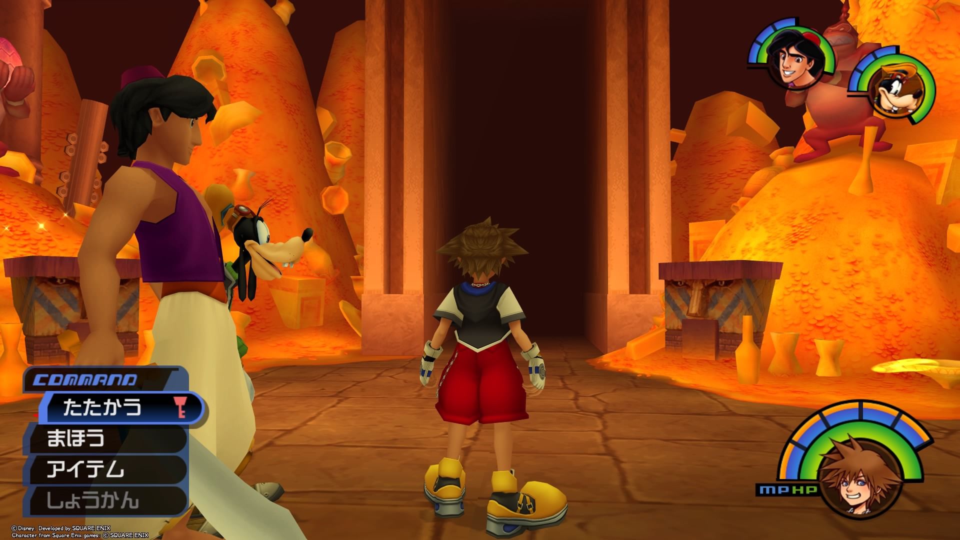 嵩丸 たかまる 41 Kingdom Hearts Ps あのディズニーの世界観 スクエニということで最高に名作だった本作 アラジンが好きなので アグラバーで動けるってのが感激の体験だったし 加えてffのキャラクターもたくさん出てくるから半端ない体験 ２と