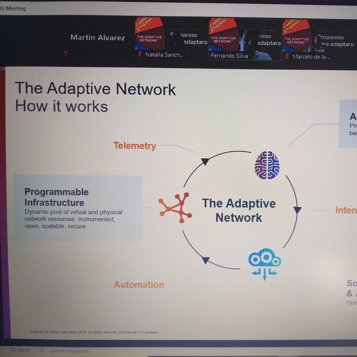 malvar025's tweet photo. #cienavirtual Presentación online de Ciena para implementar redes de adaptativas de nueva generación. https://t.co/ootiJ7a0Hi
