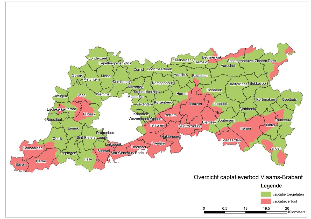 Captatieverbod ecologisch kwetsbare waterlopen gouverneurvlaamsbrabant.be/nieuws/captati…