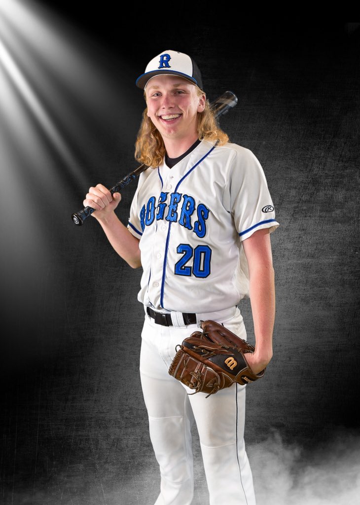 BaseballRoyals's tweet photo. Batting 7th, P/OF #5 Luke Chapman!

Well-rounded and dedicated ballplayer.  Unshakeable pitcher and steady hitter.  

Exemplary work ethic.  Classroom superstar.  Legendary flow.  Loyal teammate and genuine friend.  Exceptional character.

Thank you, @LukeyC45! https://t.co/F9GsPvpIvS