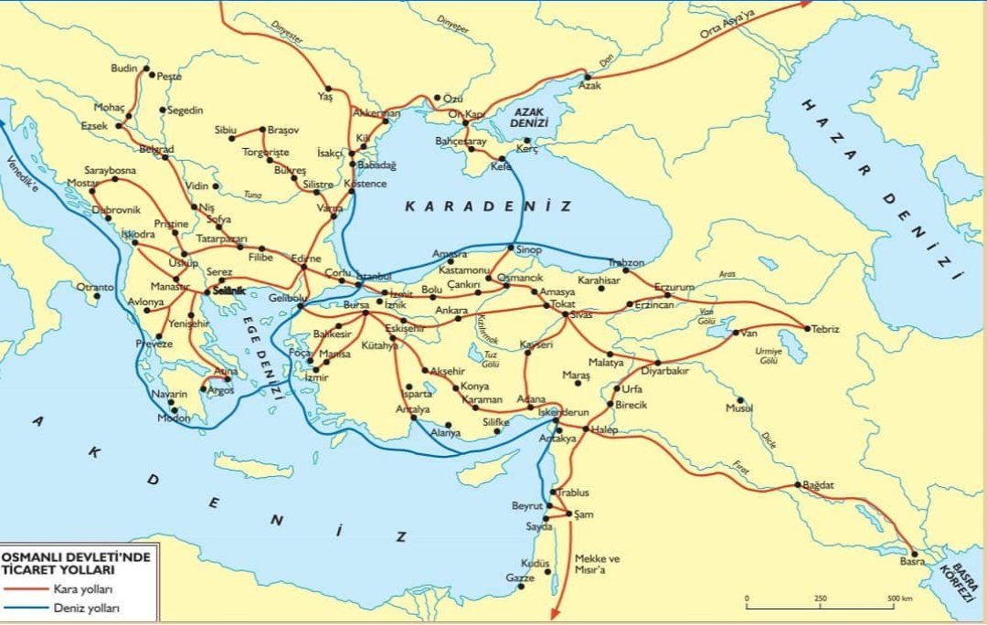 JeopolitikNet's tweet photo. Osmanlı Ticaret Yolları https://t.co/8sp3QUPtTV