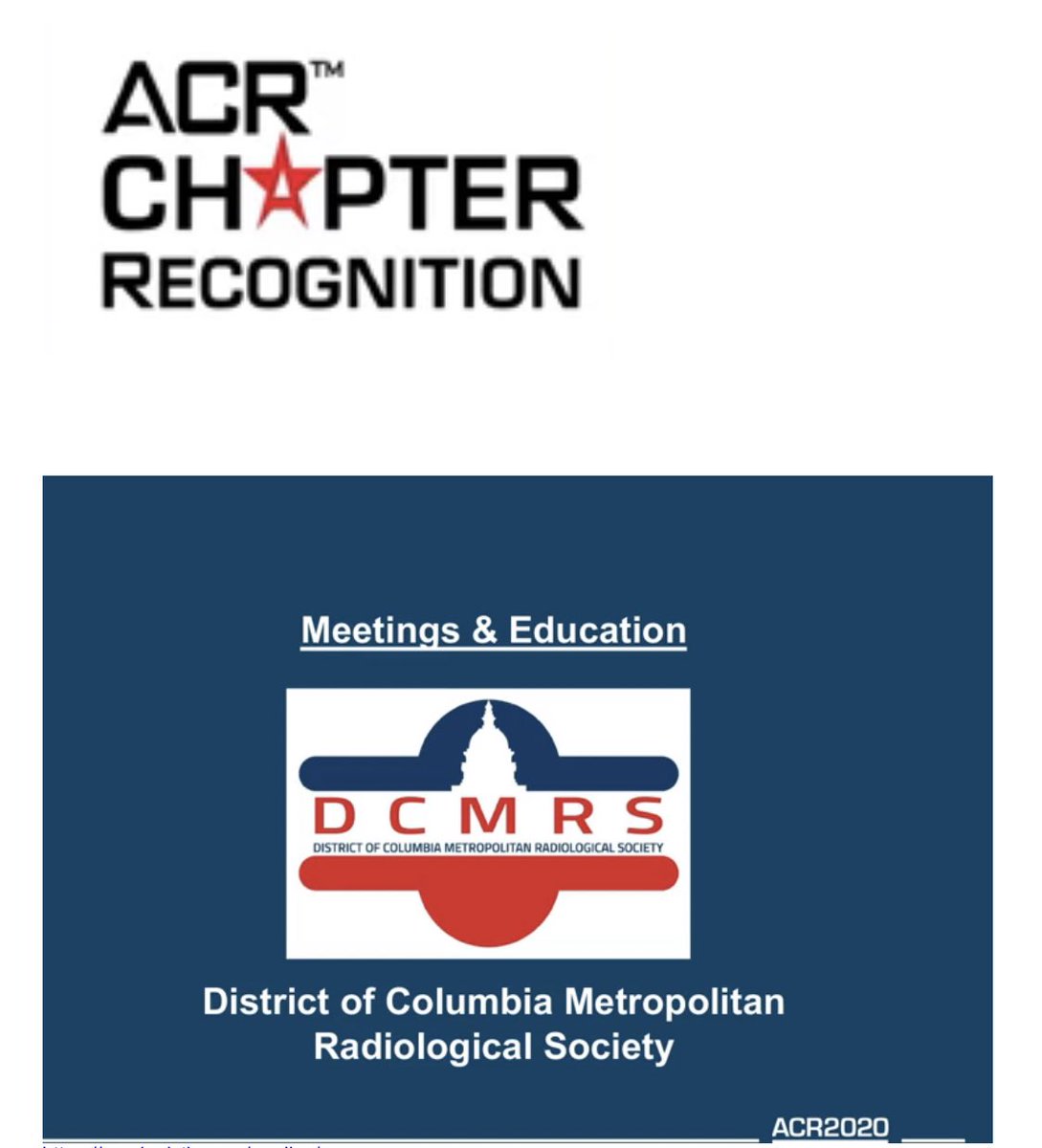 DCMRS (@dcmrsrads) on Twitter photo Honored to win the <a href="/RadiologyACR/">American College of Radiology</a> Chapter Recognitipn Award for Meetings and Education! #radiology #radleaders Honored to win the <a href="/RadiologyACR/">American College of Radiology</a> Chapter Recognitipn Award for Meetings and Education! #radiology #radleaders