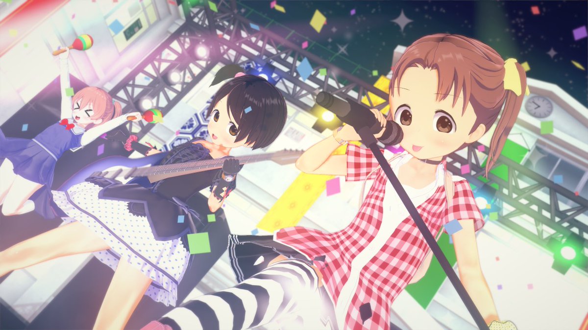 t_a_k_chika's tweet image. 美羽「あたしの歌を聞けぇ～！！」