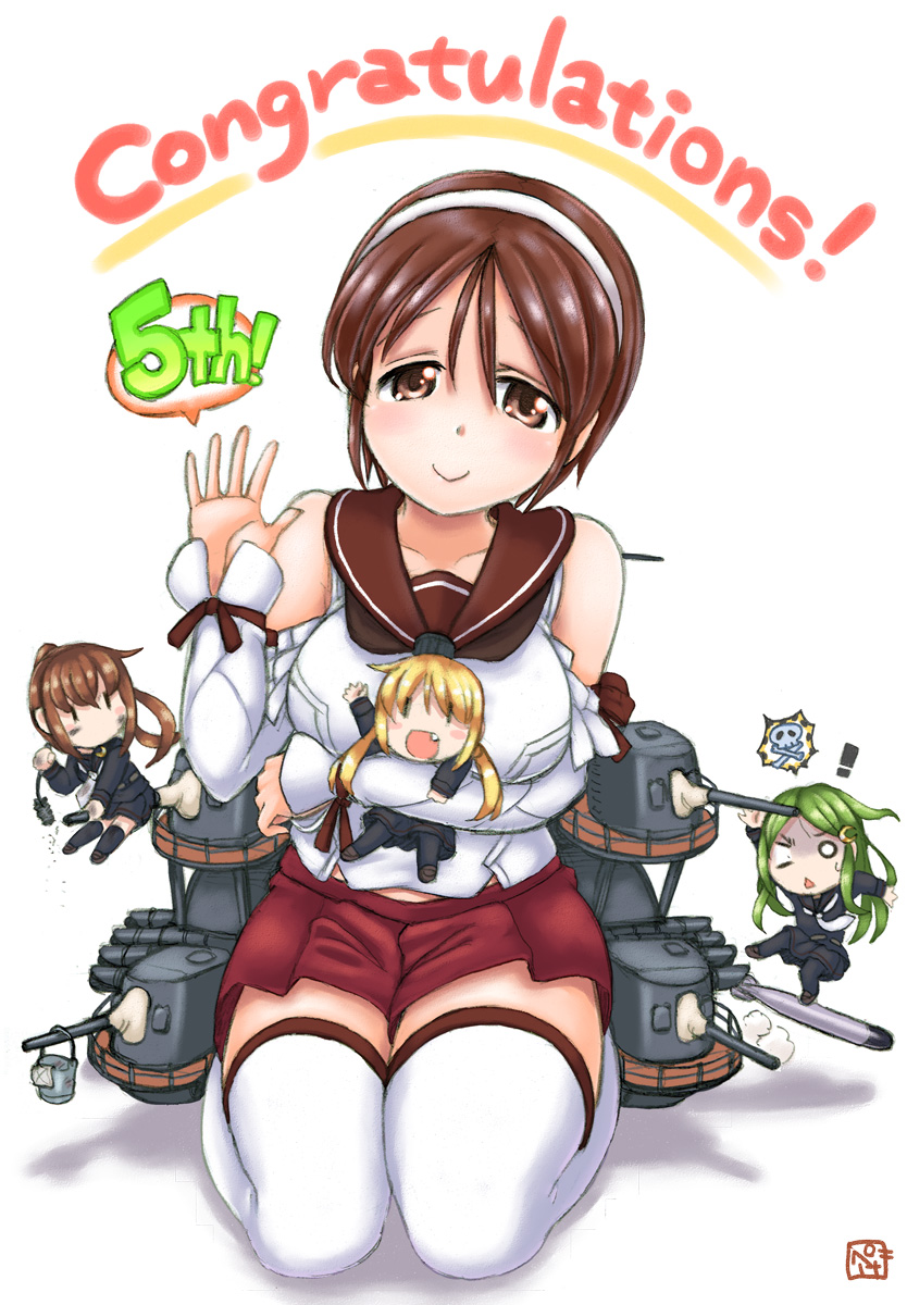 めどいですよね、艤装。
わたしも嫁艦とはいえ描いたのせいぜい三度ぐらい。 