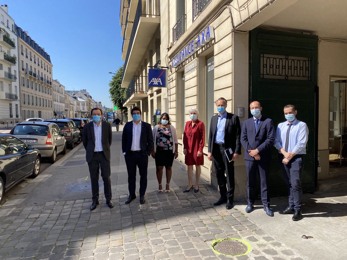 Nous avons eu le plaisir d’accueillir ce matin <a href="/thomasbuberl/">Thomas Buberl</a> à l’agence Evenou-Boulier pour saluer l’engagement sans faille des Agents <a href="/AXAFrance/">AXA France</a> dans cette crise, et évoquer nos mesures de soutien pour nos clients Pros &amp; Entreprises. Immense merci à tous &amp; à vos collaborateurs