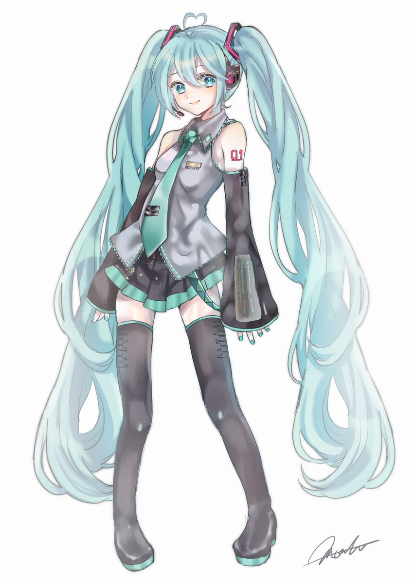 初音ミクを自分の絵柄で書いてみた タグ Hatsunemikudraw まとめ 2ページ目 Togetter