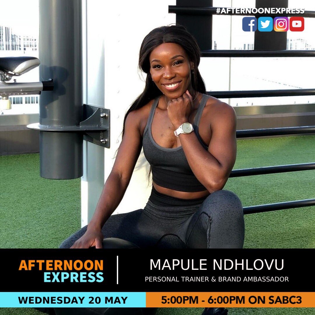 queenfitnass's tweet photo. Join me tonight on @afternoonexpress will be sharing my workout with you at home... you don’t wanna miss it😉
#AfternoonExpress #MySudorJourney https://t.co/fMj3RsBsgt