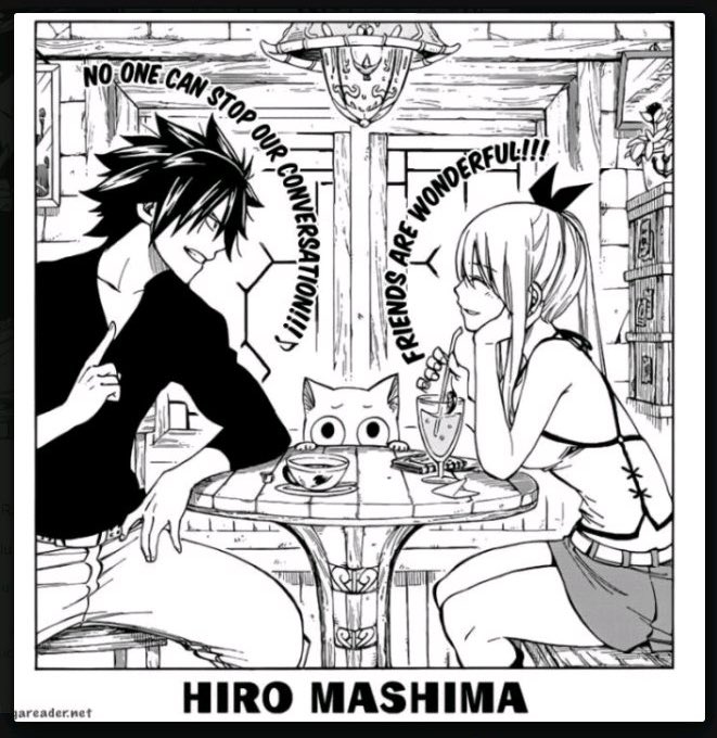 juviibunz's tweet photo. i don’t necessarily ship graylu in that way anymore but no one can deny that they have such a beautiful friendship
they’re literally bffs and i love that lucy has a guy best friend that she can have deep long talks with, plus they’re so supportive of e/o and v dorky too https://t.co/W3p7I1Nwey