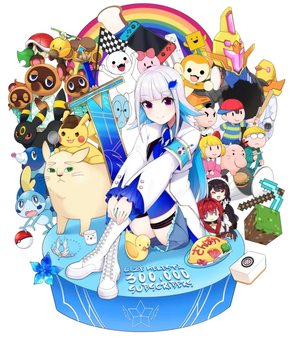 リゼ様チャンネル登録者数30万人おめでとうございます!✨#ヘル絵スタ 