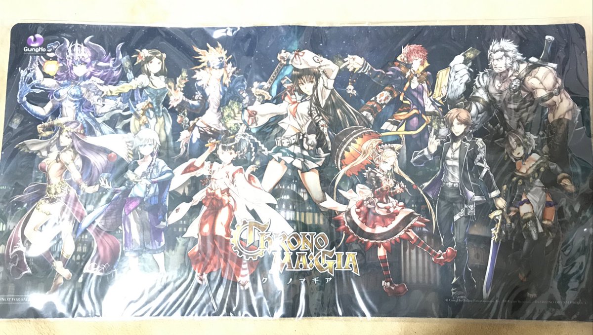 これはクロノマギア交流会で配布されたパズドラ限定ラバープレイマット 