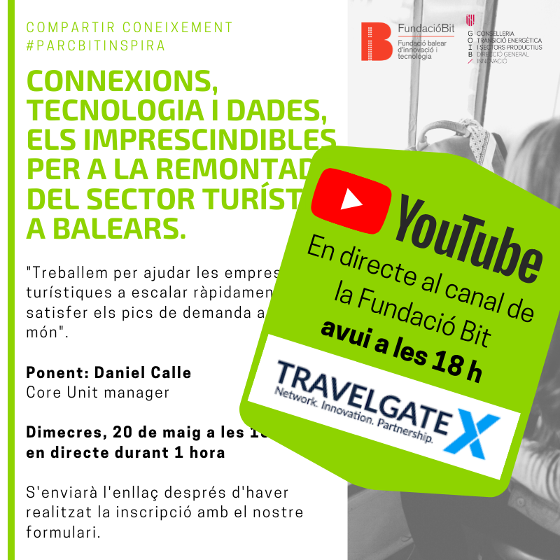 FundacioBit's tweet photo. Més de 50 persones ja s'han inscrit al webinar d'avui sobre #connexions #tecnologia i #dades!
Segueix-lo en directe al canal de You Tube: https://t.co/dp3DVtsWnW https://t.co/6lRcld2s2V