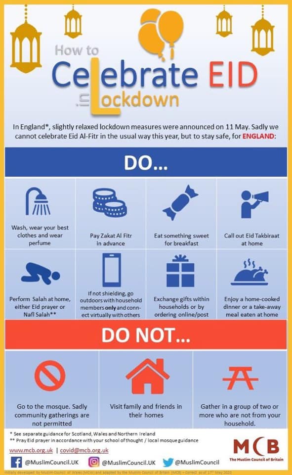 #Eid2020 #eidmubarak2020 #StaySafeStayHome 

🙏Please stay safe this Eid, here are some useful tips!