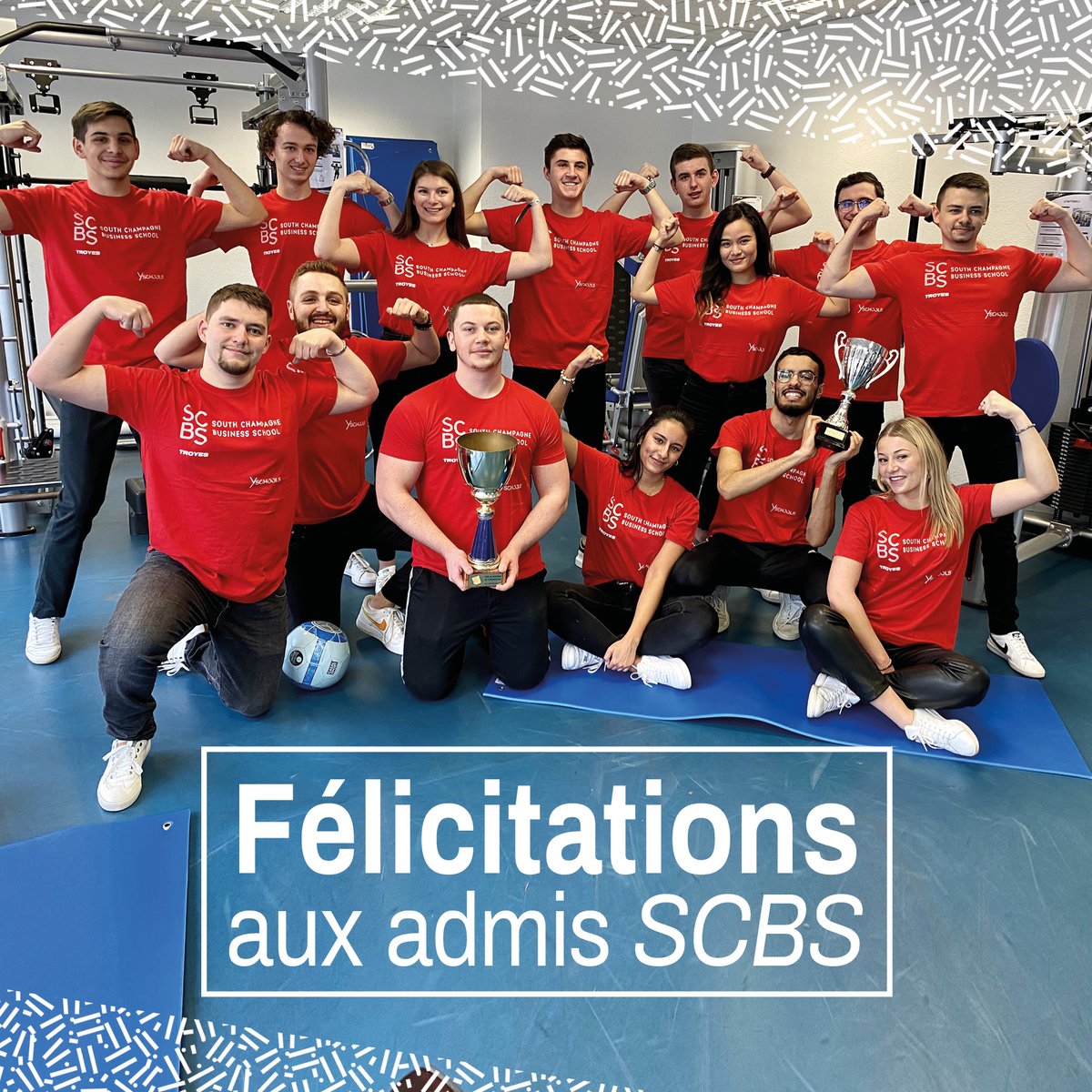 SCBS_edu's tweet photo. Félicitations à tous nos admis @passerelleesc ! Vous rejoignez la SCBS Family !
Nous avons hâte de vous retrouver sur notre campus et vous faire vivre votre Success Story !
#SuccessStoryInProgress https://t.co/svngNke7Vl