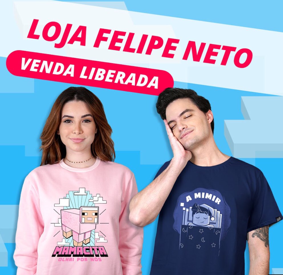 camisetas felipe neto minecraft lolja