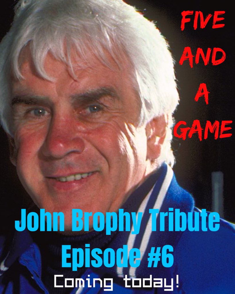 FiveandaGame1's tweet photo. We are extremely excited to get the Brophy tribute episode out to you guys today!

Stay tuned! 👀

#fiveandagame #hockey #podcast #maritimes #eastcoast #canada #brophytribute #johnbrophy @hardyj17 @kejerrett @jmcneil77 @conorfudge @FiveandaGame1 @SeanDunnie3  @spittinchiclets https://t.co/raWpfLq6gs