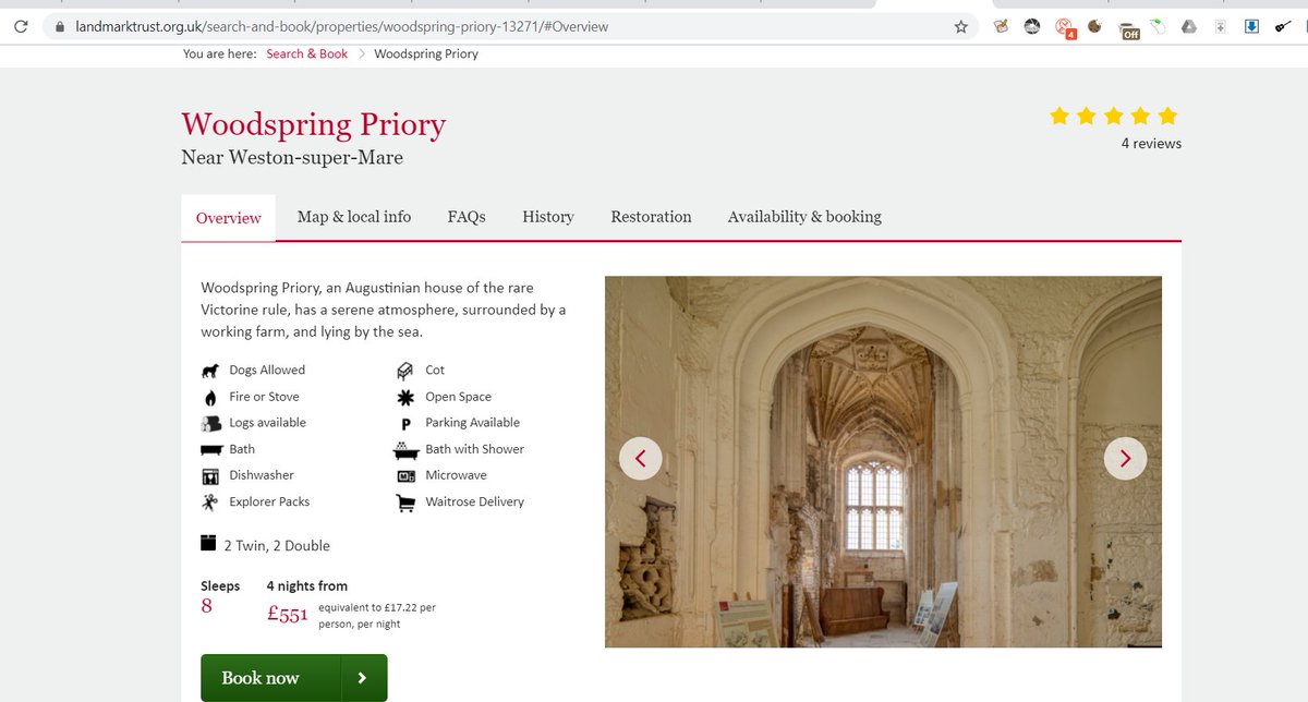 I should say Woodspring Priory was only £112 gross and the fact they shortened the conventual choir testament to that. Dissolved 27 Sept 1536. Anyone want to pool on a hol at Weston Super Mare?!??! Waitrose delivery!