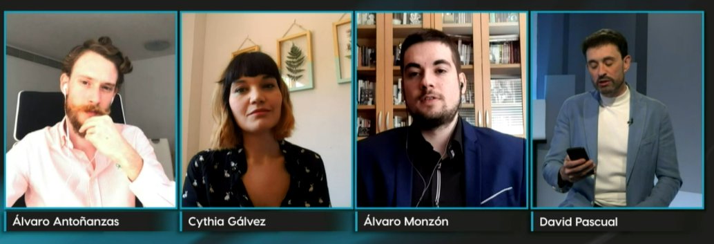 zibersanti's tweet photo. #VirtualMCDay Mesa de debate real, gracias a la tecnología on line y a @natinnova https://t.co/C9fHxUCkpV