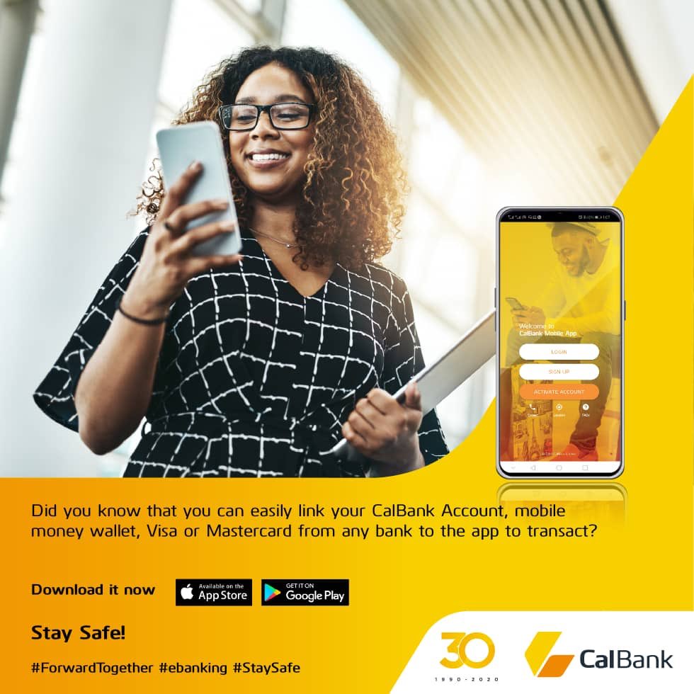 CalBankPLC's tweet photo. You don’t have to be a customer in order to transact on the #CalBankApp. Simply link your #MomoWallet, #Visa or #MasterCard from any bank to the #CalBankApp. Customers can just link their accounts and they are good to go. Download it now on the Google or iOS Store to get started. https://t.co/X5zbKO65QN