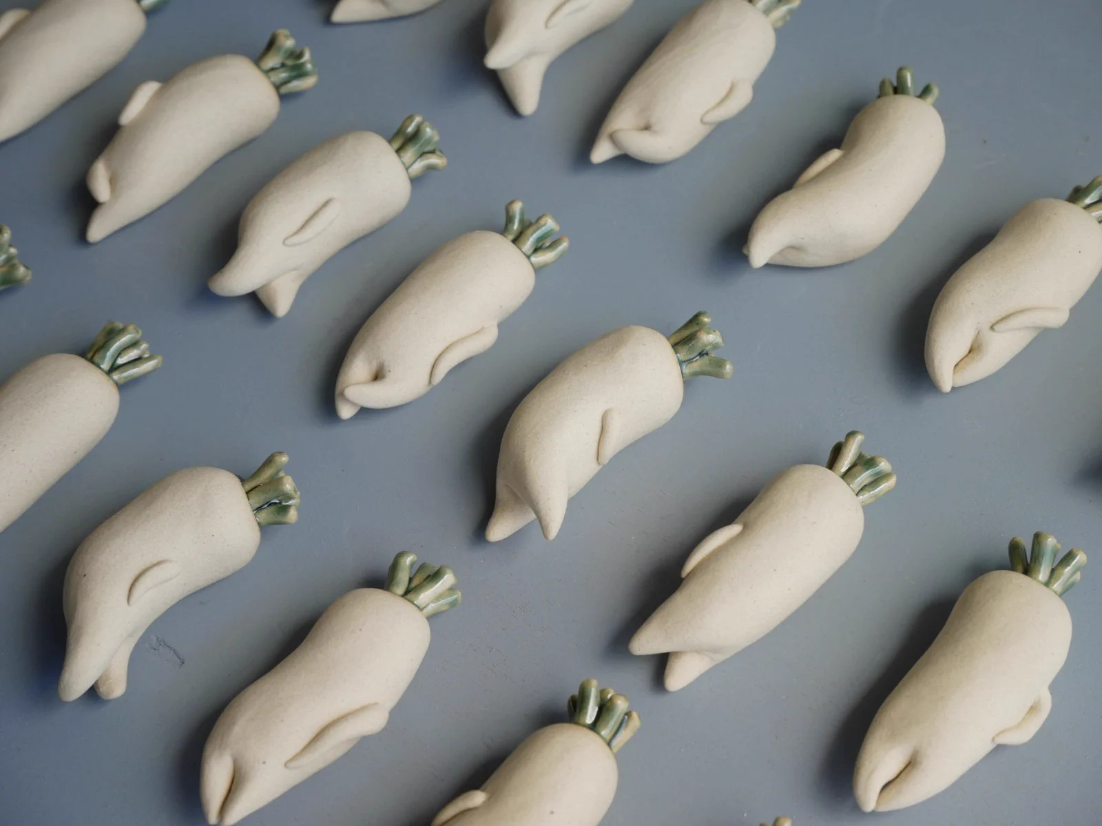 見方を変えたらマンドラゴラ！？形がバラバラな陶芸だいこんが可愛いｗｗ