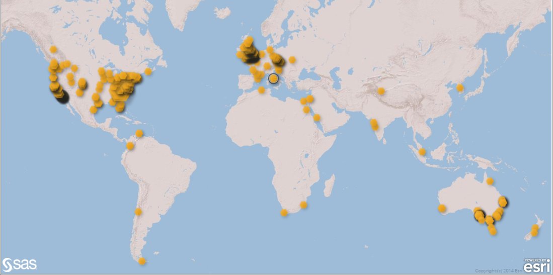 The Global Pollinator Map is LIVE! We're excited to share the images you've helped us collect so far: buff.ly/2WLijxu 

#BeeEngaged : Explore the map and discover developing pollinator data trends in real time!

#WorldBeeDay #beescount <a href="/SASsoftware/">SAS Software</a> <a href="/knowyourbees/">HiveTracks</a>