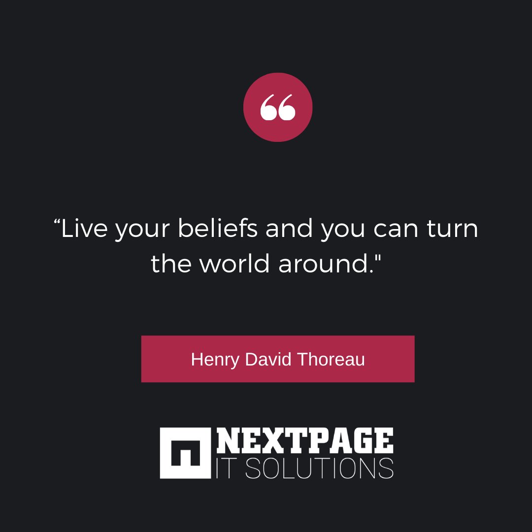 IT_NextPage's tweet image. “Live your beliefs and you can turn the world around.&quot;
#NextPage #Quotes #Dailyquotes #Motivationalquotes #Inspirationalquotes