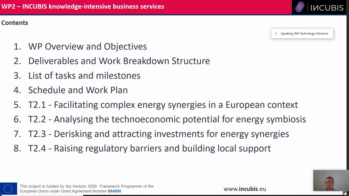 INCUBIS_H2020's tweet photo. Kick-off meeting presentation on "INCUBIS knowledge-intensive business services" by @InveniamGroup @sofiesgroup @UniOfHull #eydecluster ... #IndustrialSymbiosis https://t.co/w3RcNvKrpw