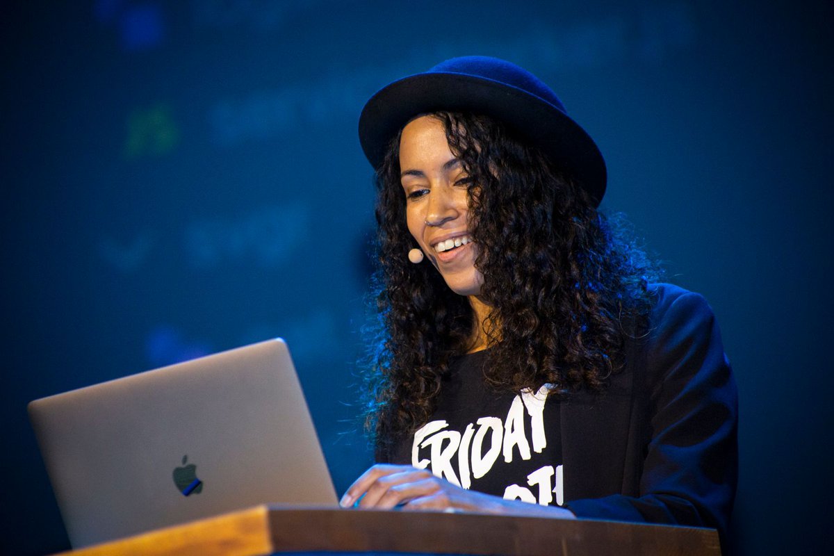 JSworldconf's tweet photo. 🎤 Elizabet Oliveira spoke about Animating an #SVG cat with #Reactjs during #Reactlive
➡️More React Videos via our #frontendlove youtube channel: https://t.co/pNXIwWg6qJ
#reactjs #reactcomponents #components #javascript #frontend #reactAPI #v8 #useauth #reactapp https://t.co/b0LqTQg66v