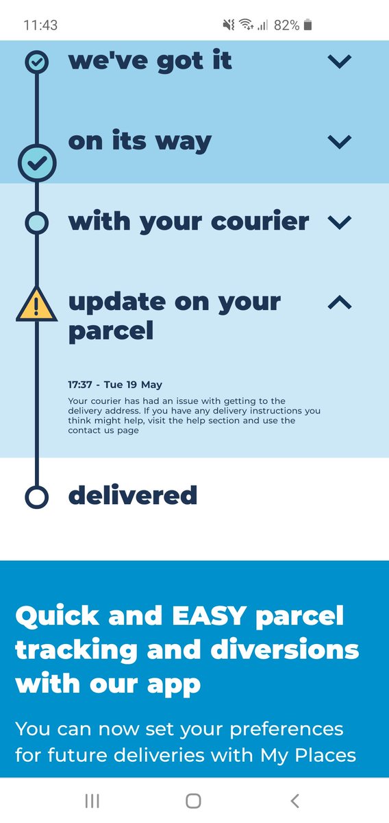 Tommy_Danson's tweet photo. @Hermesparcels what is this supposed to mean? When will I receive my parcel? I've never had any problems with any other delivery service except Hermes. Absolutely useless https://t.co/z8kQjxAjTx
