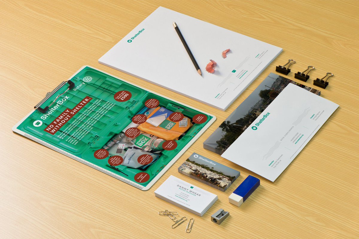StudioRidgeline's tweet photo. 📢 Client Shout Out
We work with some truly awesome clients.
Today we're featuring @ShelterBox.
ShelterBox want to see a world where no family is left without shelter after disaster.
Here's a snapshot of the rebranding project that we worked on alongside their team. https://t.co/cbB869gxPK