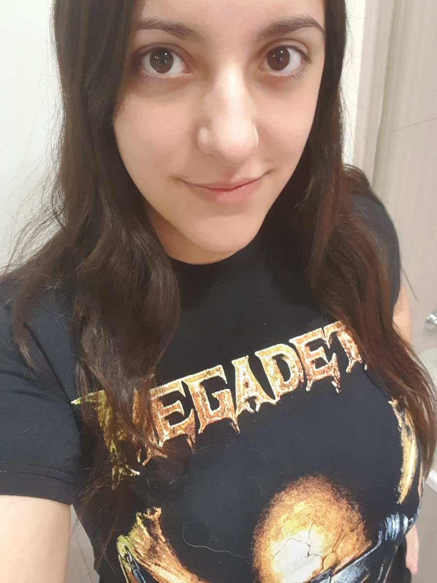 sara_pga97's tweet photo. Which is the first Megadeth song you've ever heard? https://t.co/ot3WL20ucj
