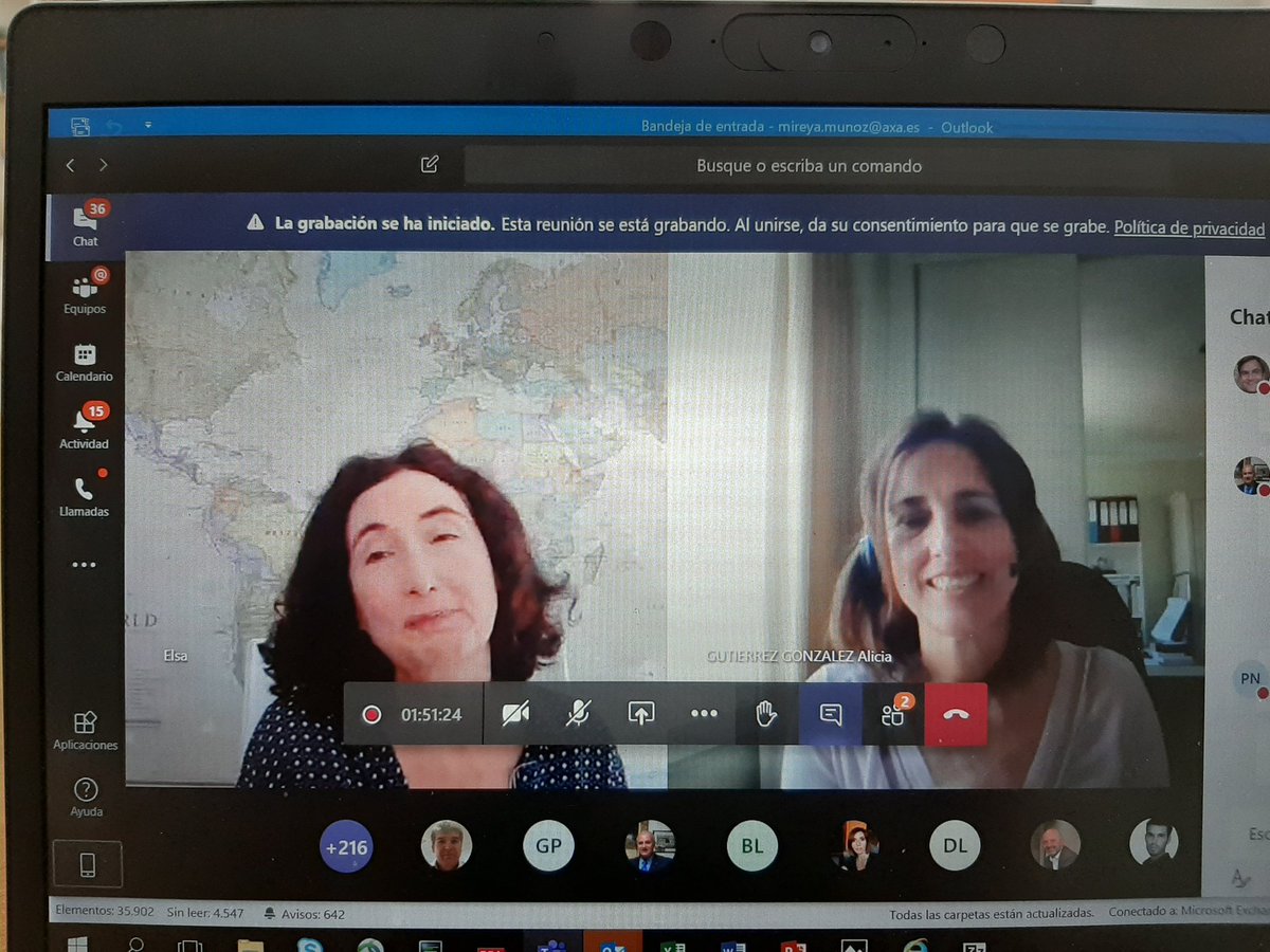 mireyamunozalo's tweet photo. Que privilegio poder compartir este rato con @elsapunset en nuestro aniversario de #keeplearningataxa. Escucharte es emocionante y  profundo. En @AXASegurosEs un dia más, seguimos aprendiendo. https://t.co/jfxRVgdhh5
