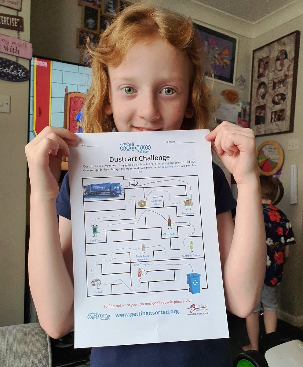 FenlandCouncil's tweet photo. These two recycling heroes loved taking part in our #RecyclingHero colouring competition & have also enjoyed some of our other free #recycling activities too.
We have printable word searches, a crossword, maze & much more. Check it out at https://t.co/xNRuf2ce1K #GettingItSorted https://t.co/x8tuwPGoOE