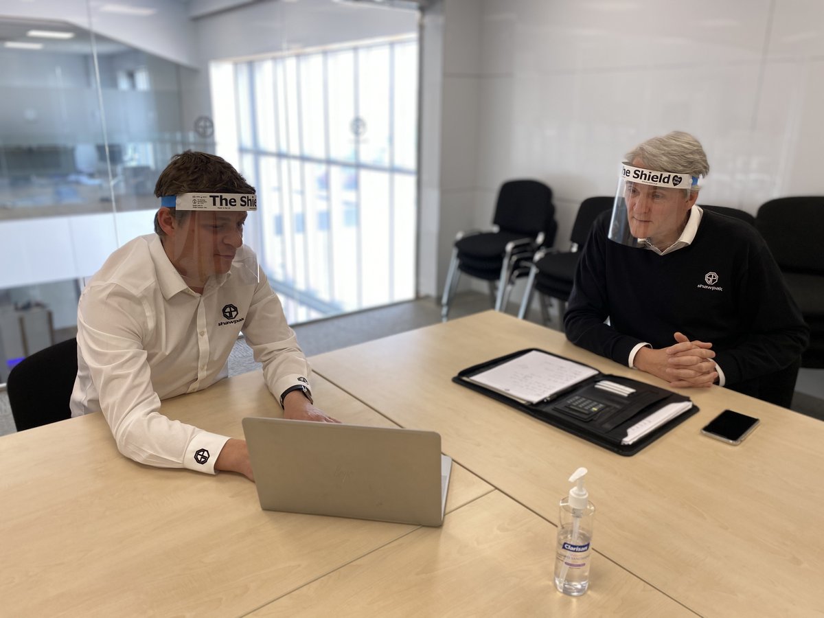 The Shield - A disposable protective visor. The Shields are available to buy online for business' returning to work safely. To request a free sample or find out how The Shield can help your employees return to work safely visit the website or get in touch

the-shield.co.uk